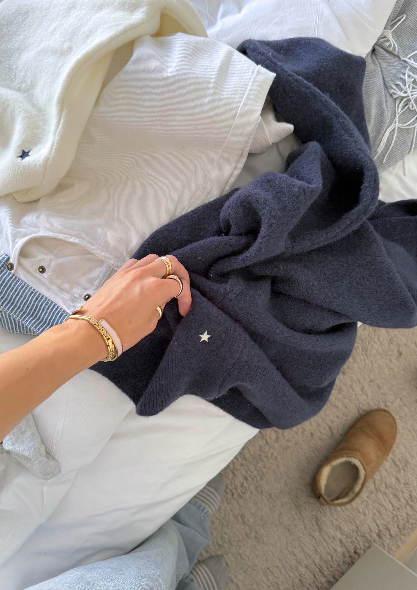 Claire Maille Bleu Marine