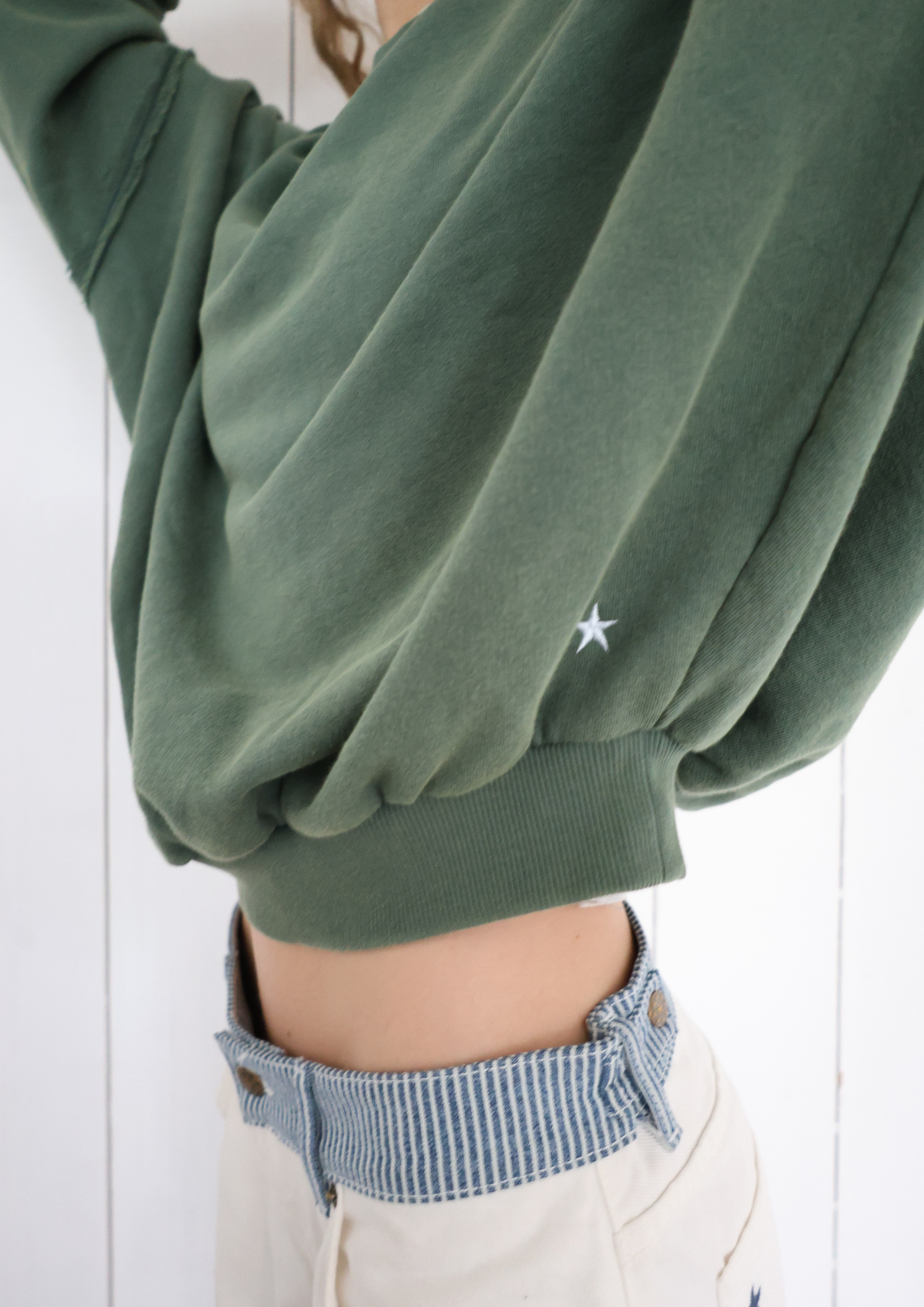 Pull Edie Vert vintage