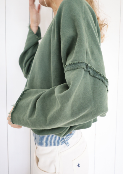 Pull Edie Vert vintage
