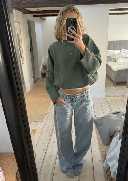 Pull Edie Vert vintage