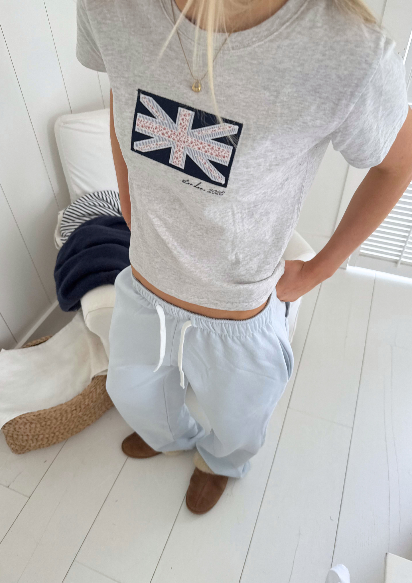 Bas de jogging Georgia Bleu ciel