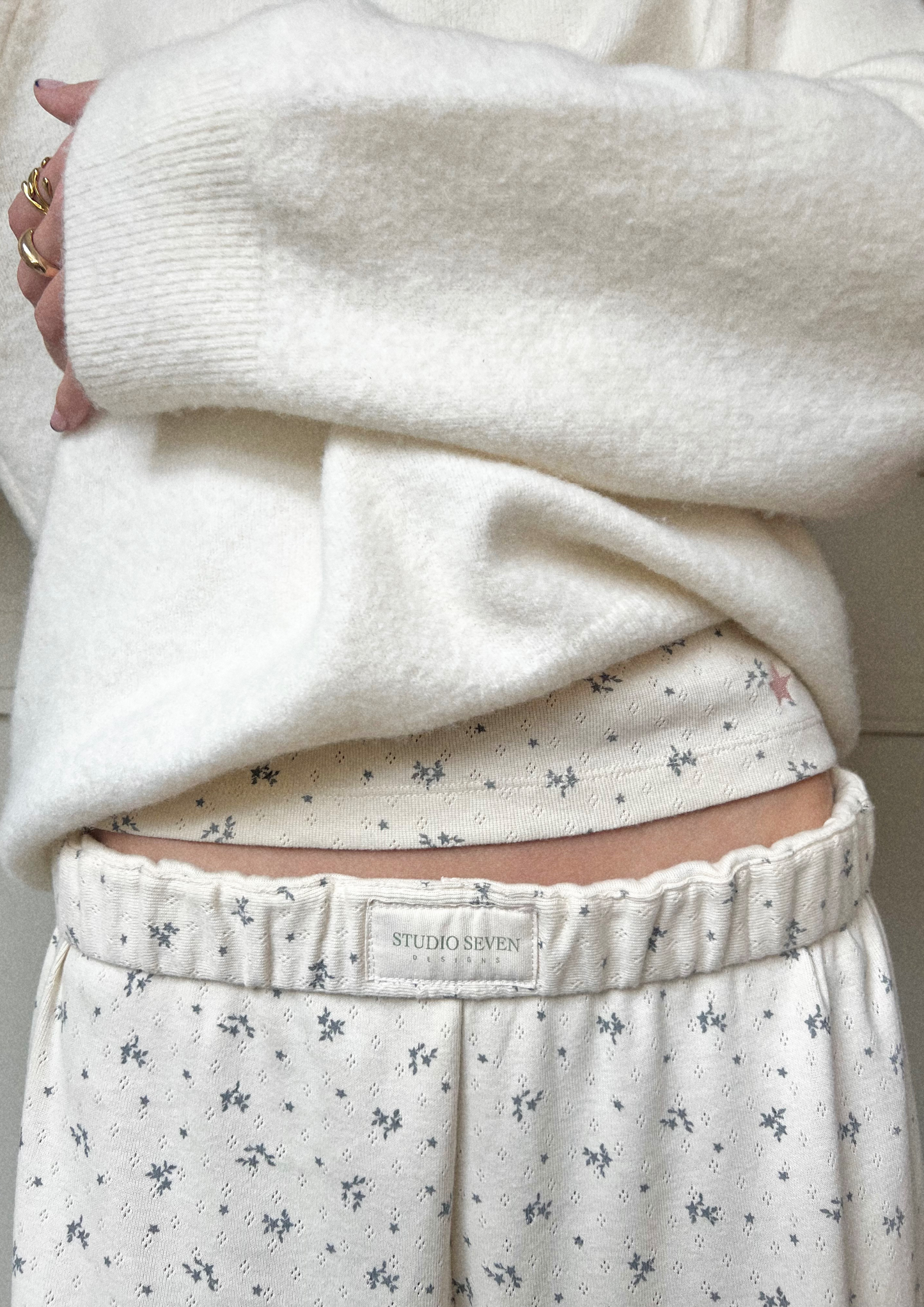 Pantalon décontracté Luna, imprimé Starlet