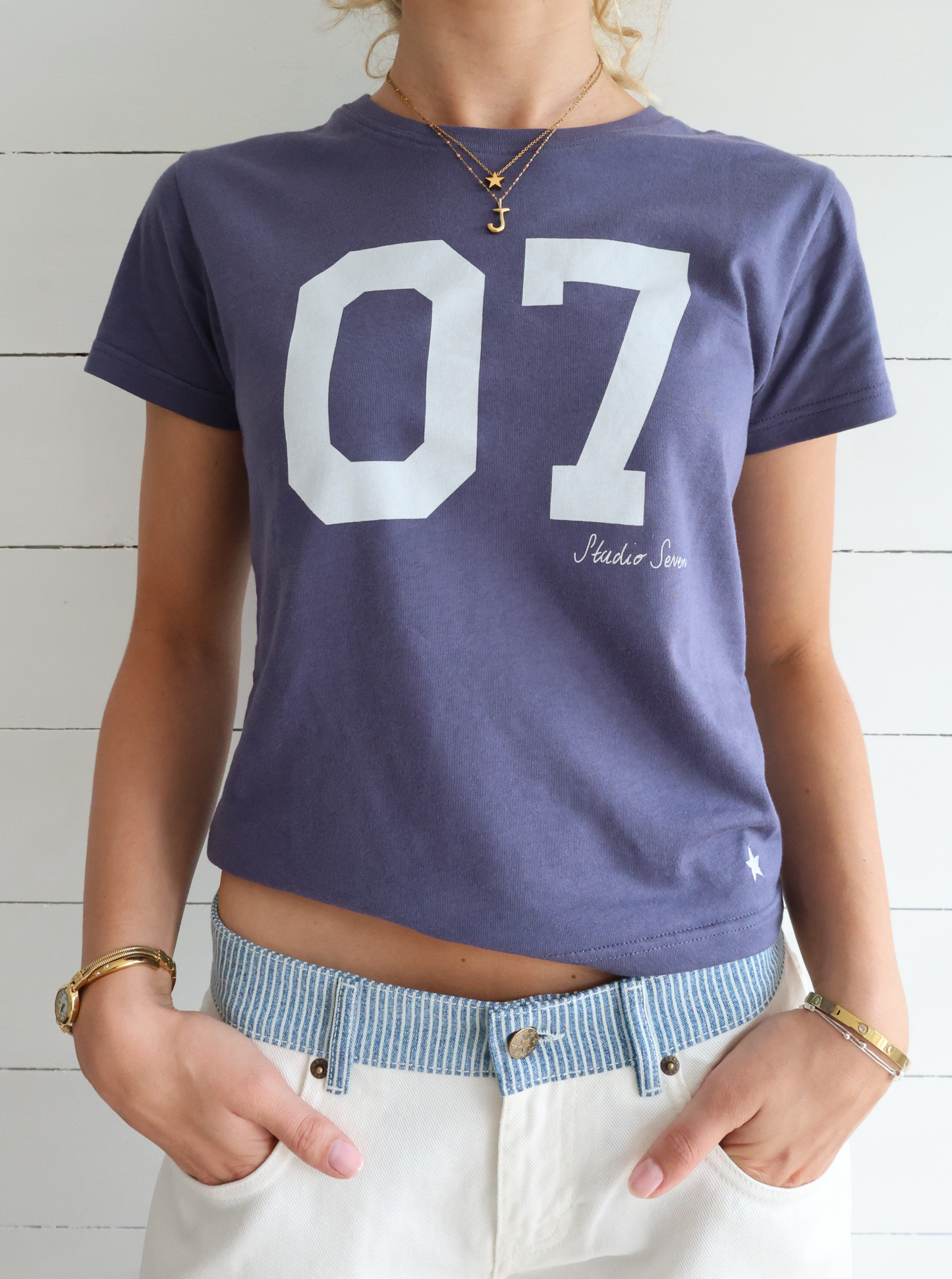 T-shirt Mila 07 bleu marine