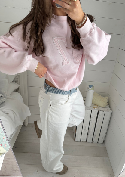 Chandail Georgia rose poudré