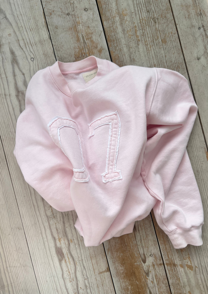 Chandail Georgia rose poudré