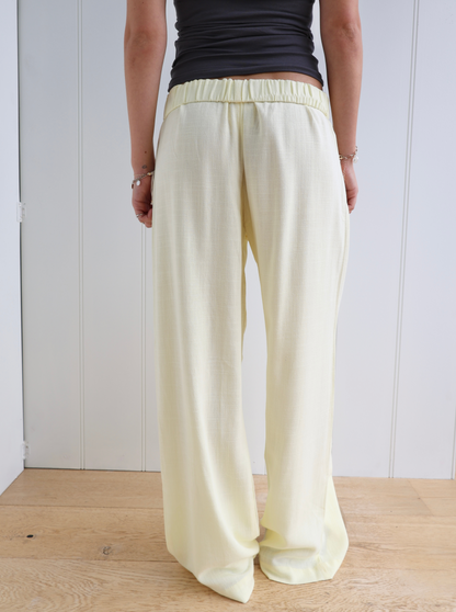 Pantalon Sophia Jaune pâle