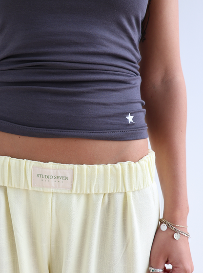 Sophia Shorts Pale Yellow