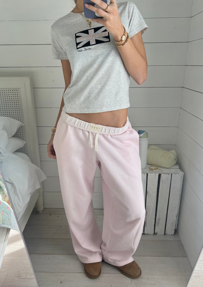 Joggers Georgia rose poudré