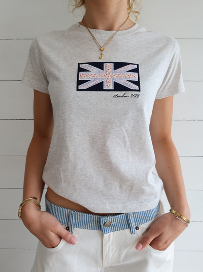 T-shirt Pop Up Gris