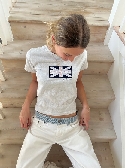 T-shirt Pop Up Gris