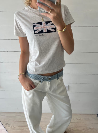 T-shirt Pop Up Gris