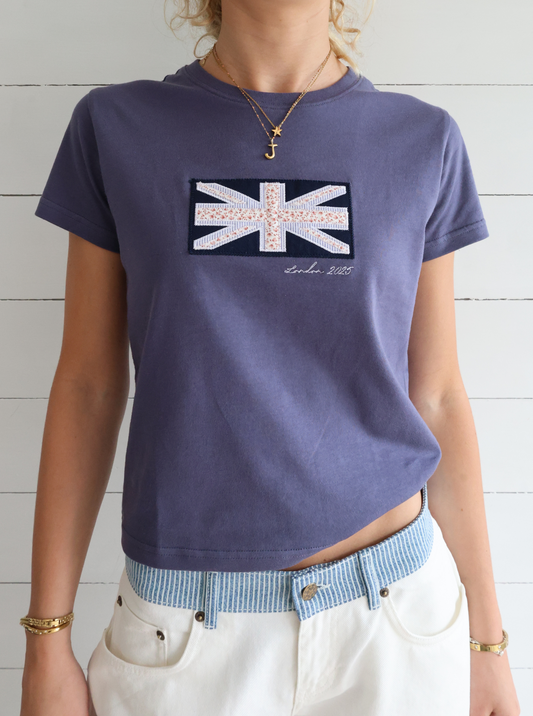 T-shirt à logo marine