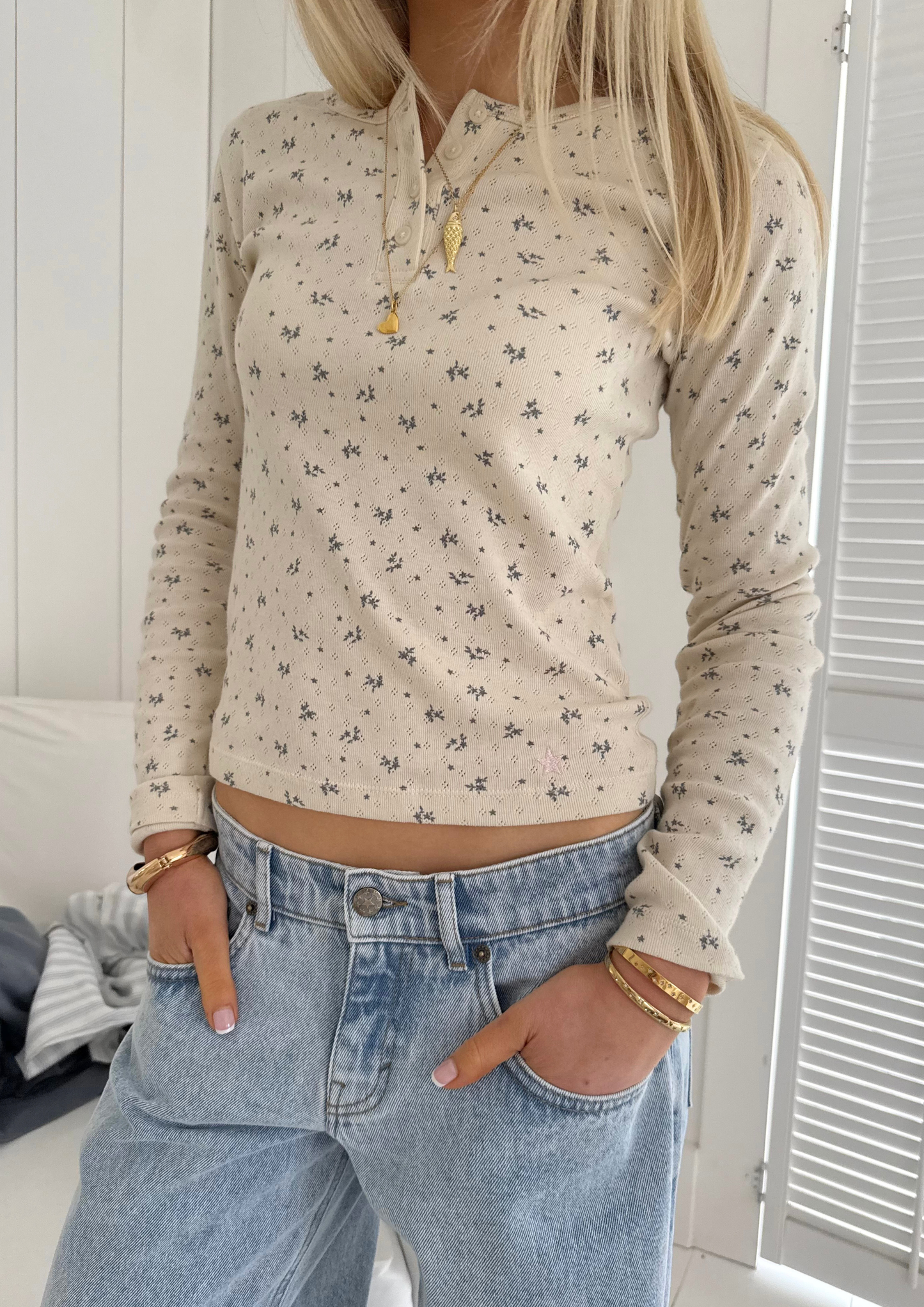 Manches Longues Luna, imprimé Starlet