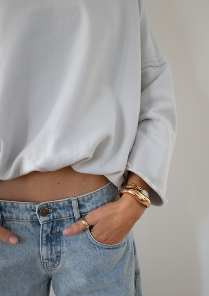 Pull Edie Beach Bleu Clair