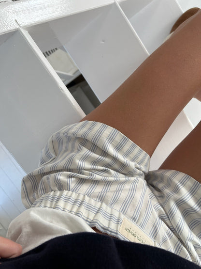 Short de salon Tilda bleu