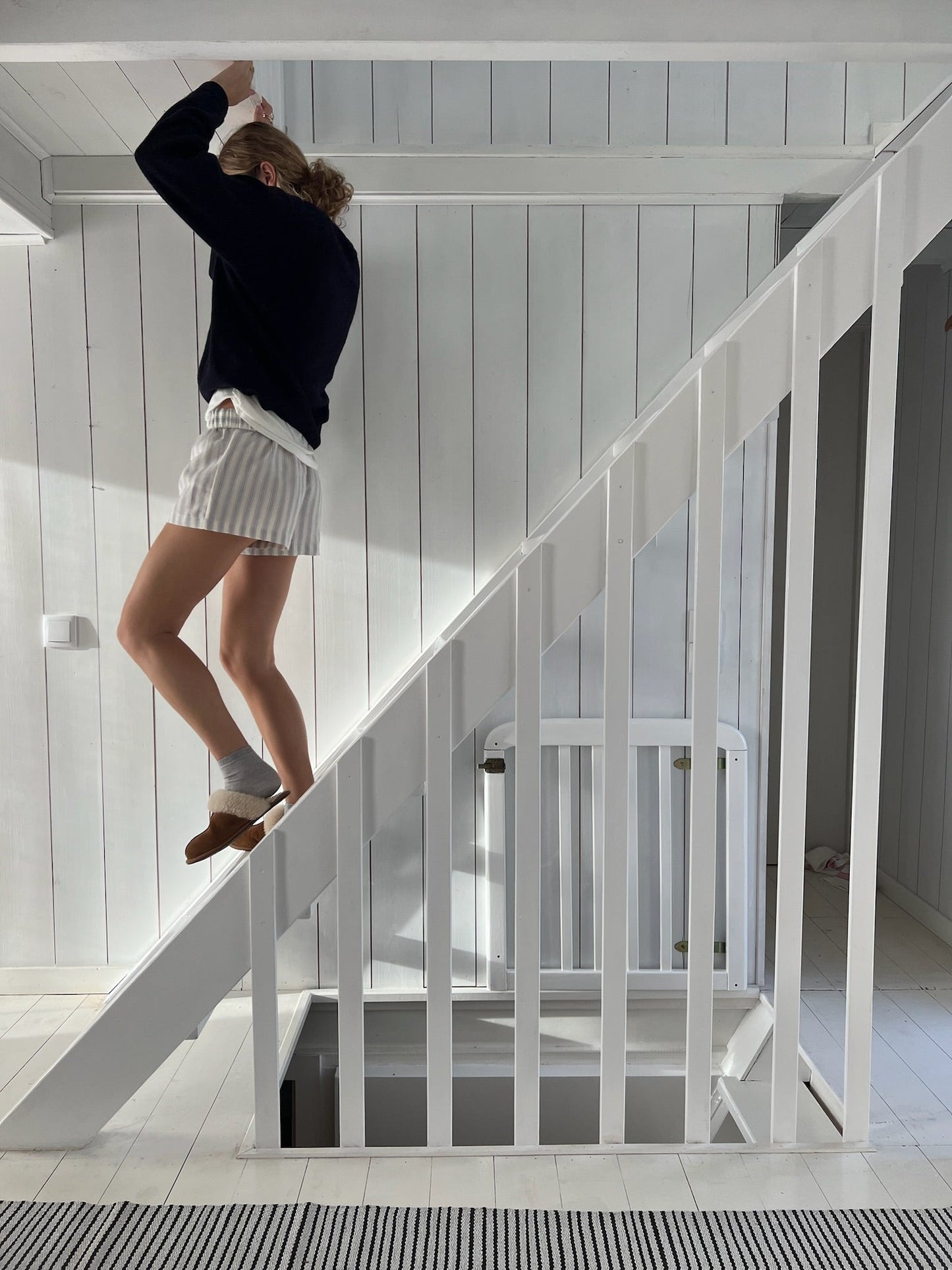 Short de salon Tilda bleu