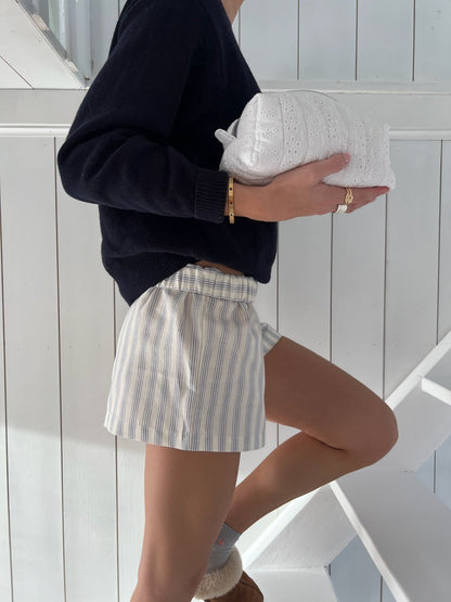 Short de salon Tilda bleu