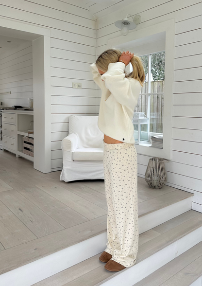 Pantalon décontracté Luna, imprimé Starlet